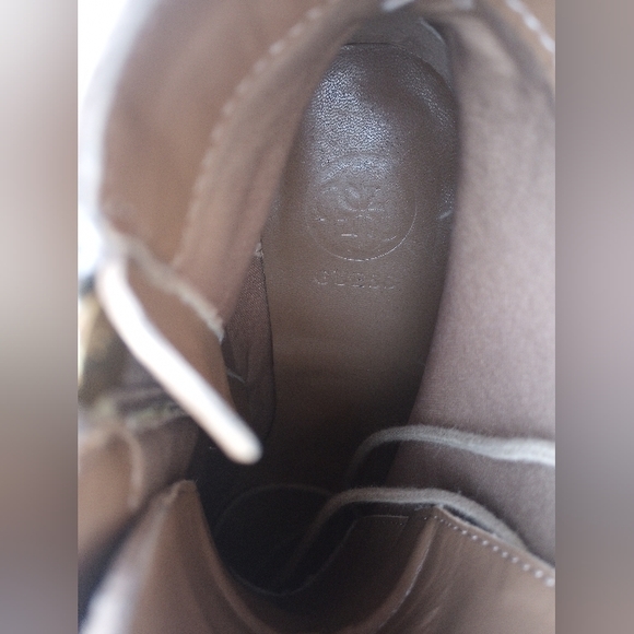 Guess Faux Suede Nude Luggy Buckle Platform Booties - Picture 15 of 15